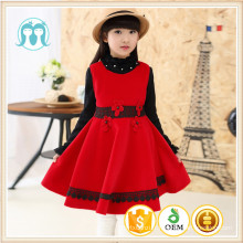 Enfants en nylon pinafore styles occidentaux filles robe de noël partie vêtements d&#39;hiver en vente vêtements nouvel an enfants 2017